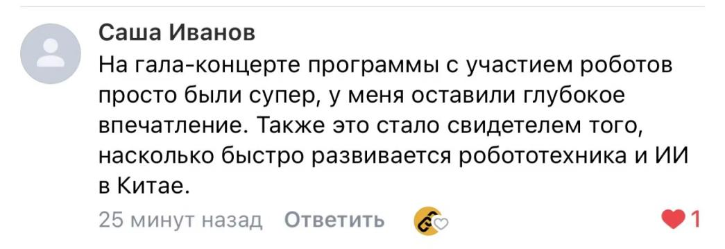 Online comments from a Russian-speaking netizen. 