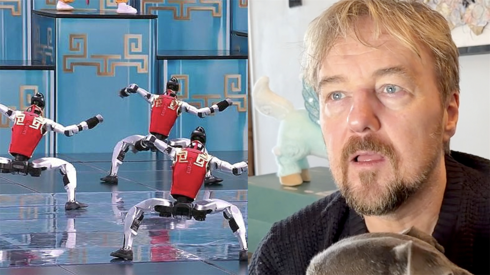 West End star wowed by Spring Festival Gala's kung fu robots