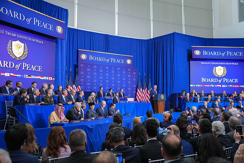 The Board of Peace meeting at the US Institute of Peace in Washington, D.C., February 19, 2026. /CFP
