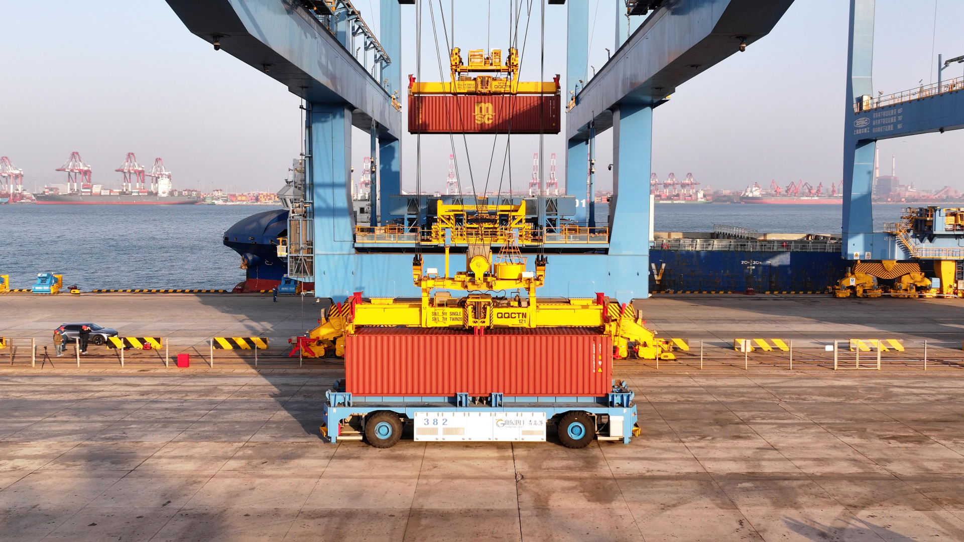 China completes full-process unmanned container ship operation