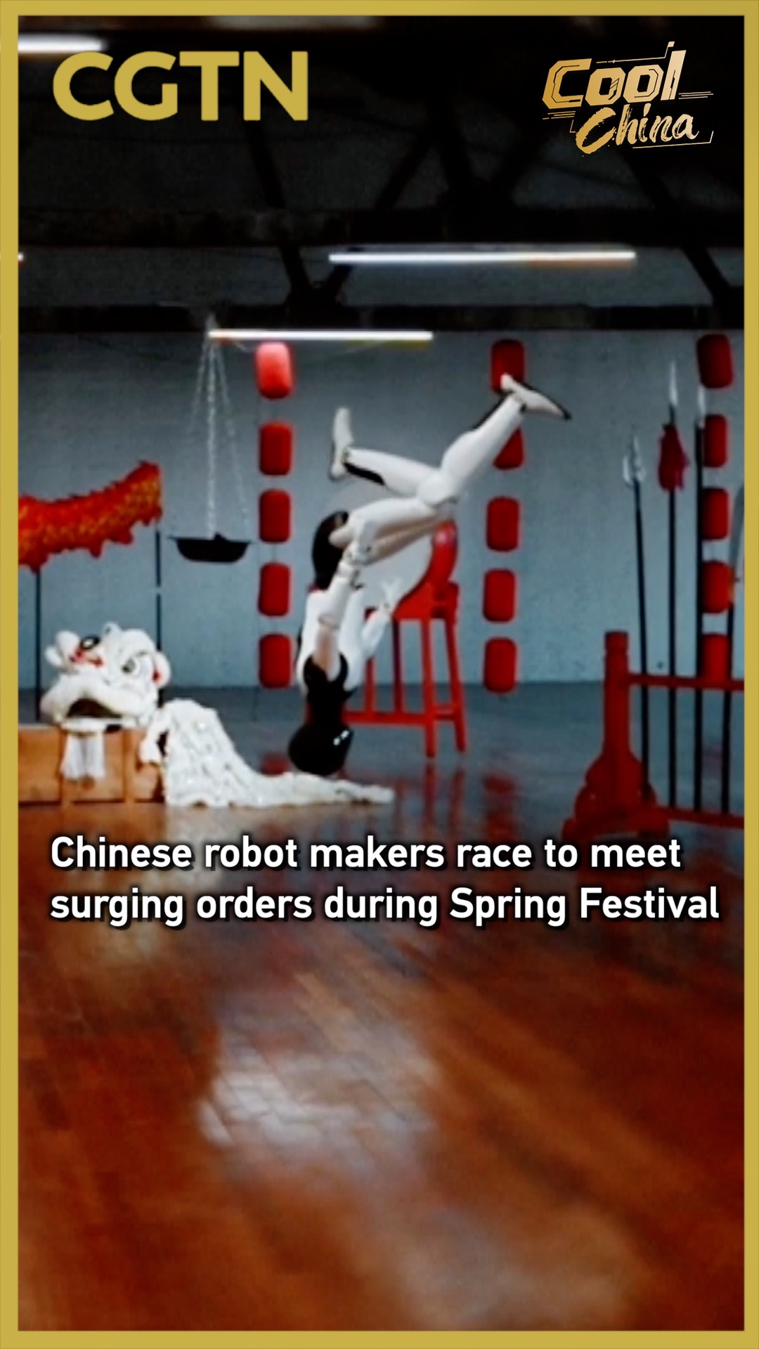 Chinese robot makers race to meet high demand during Spring Festival