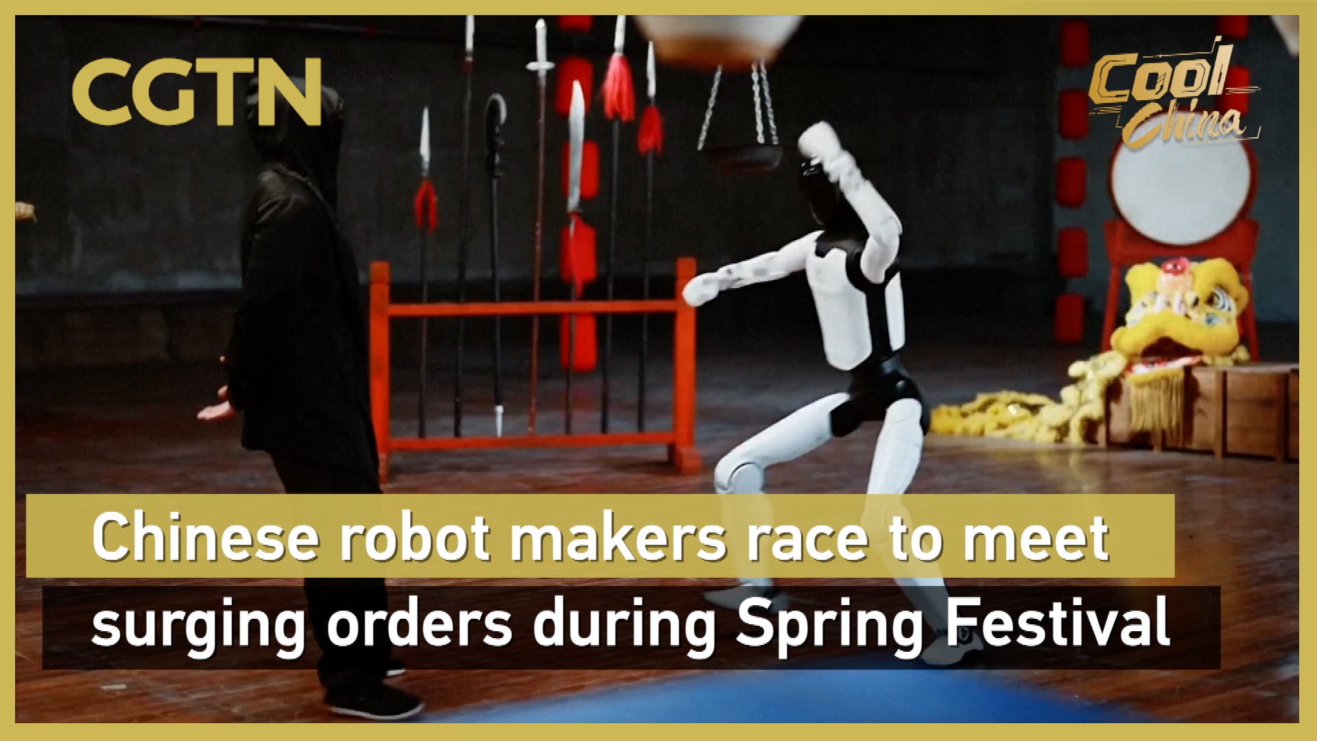 Chinese robot makers race to meet high demand during Spring Festival