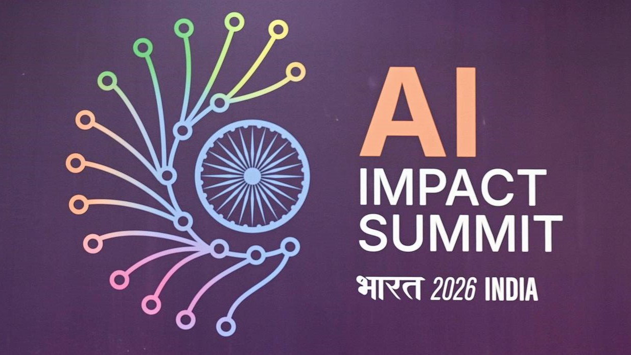 The logo of the AI Impact Summit. /VCG