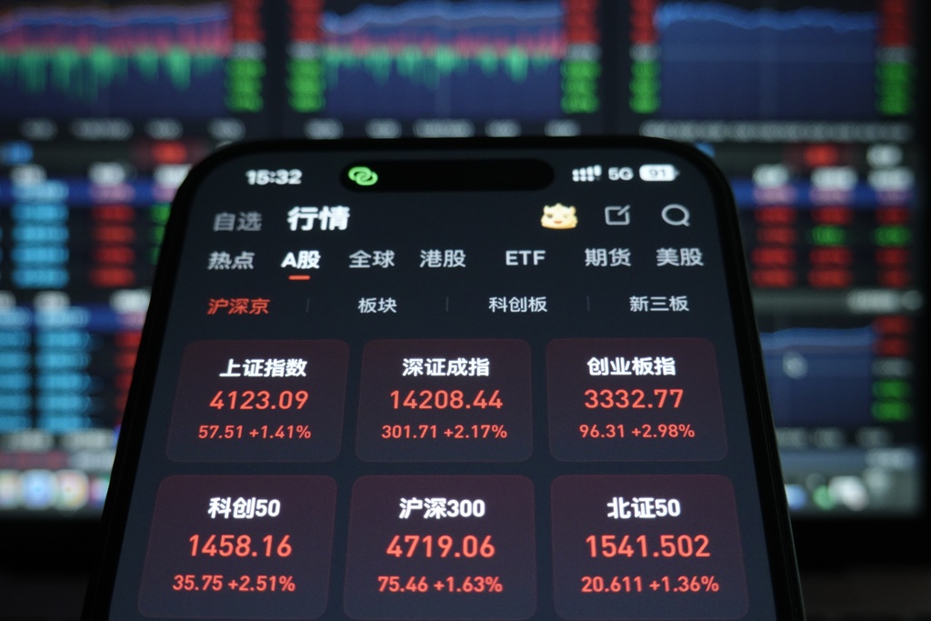 Stock investors are checking the closing prices of A-shares for the day, February 9, 2026. /VCG