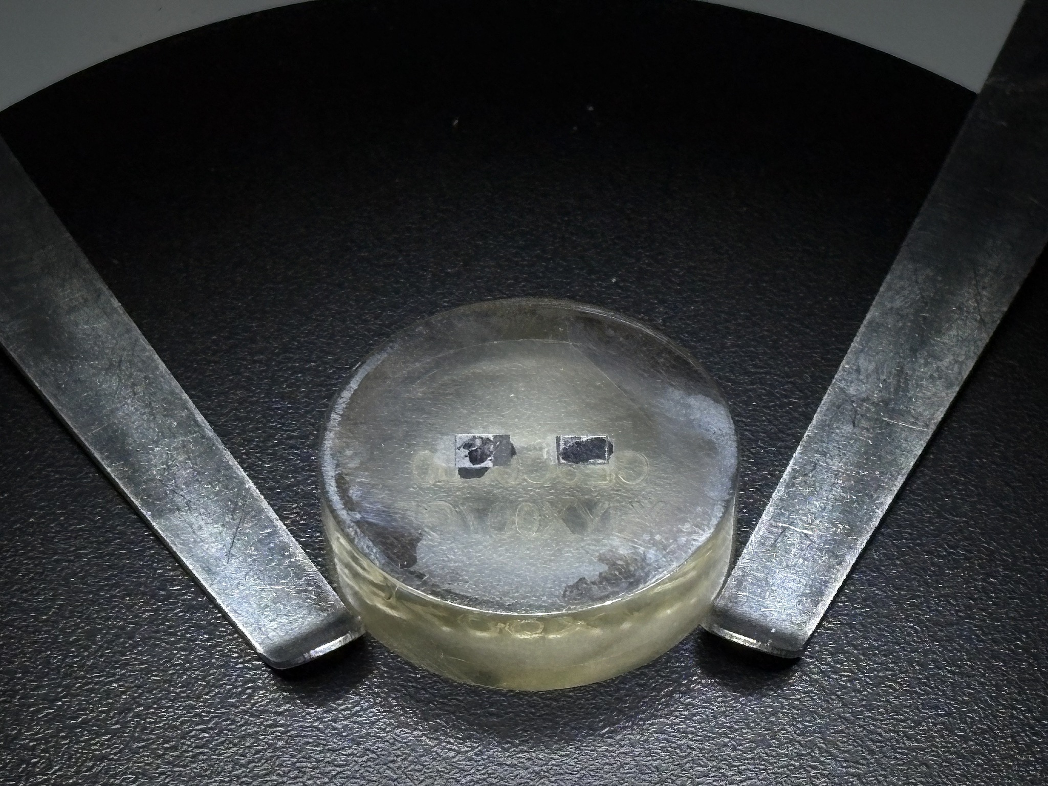 Pieces of lunar sample from the Chang'e-5 mission. /VCG