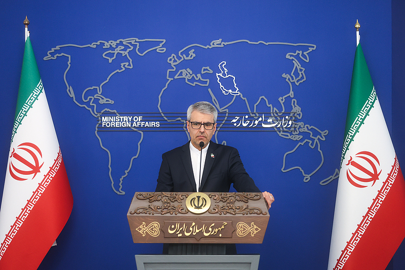 Esmaeil Baghaei, spokesperson of Iranian Foreign Ministry seen during his weekly press conference in Tehran, January 5, 2026. /VCG