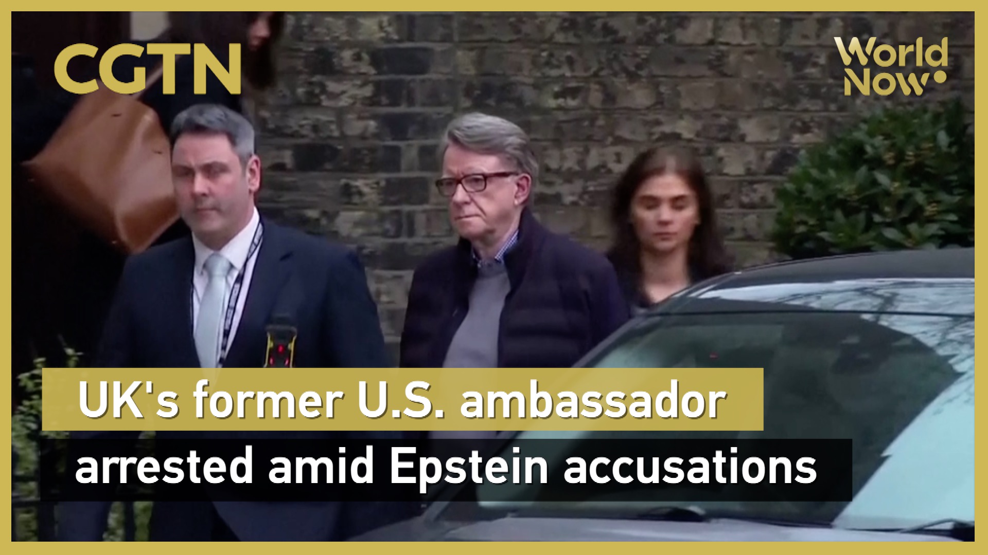 UK's former U.S. ambassador arrested amid Epstein accusations
