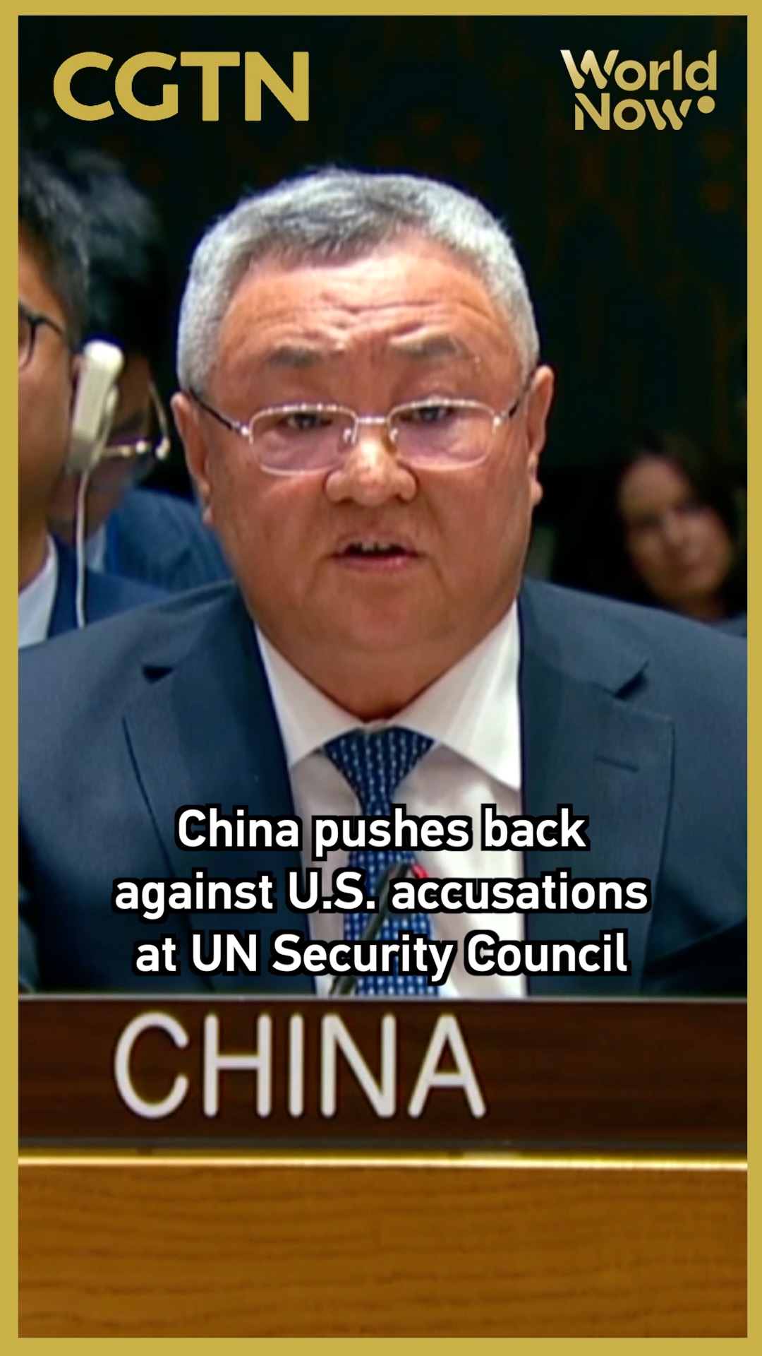 China pushes back against U.S. accusations at UN Security Council