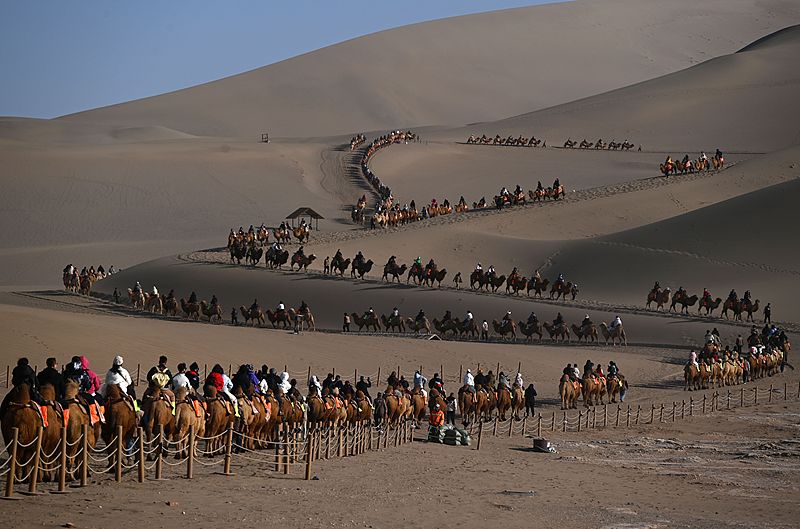 Gansu boosts jobs through Silk Road tourism