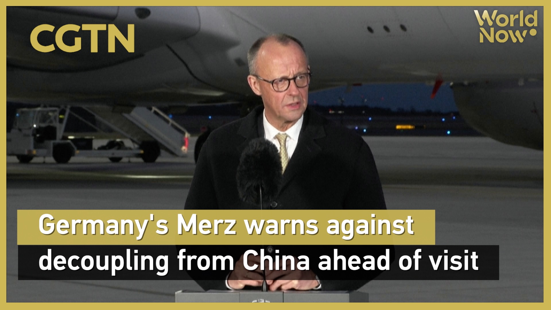 Germany's Merz warns against decoupling from China ahead of visit