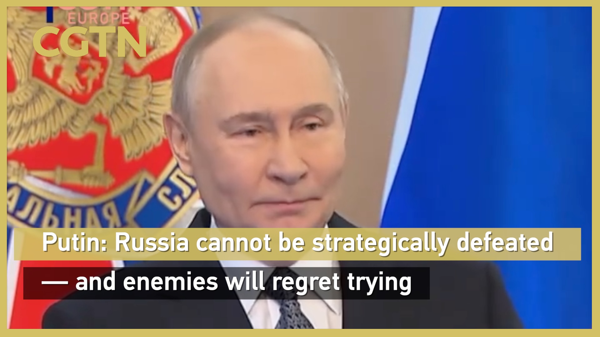 Putin: Russia cannot be strategically defeated