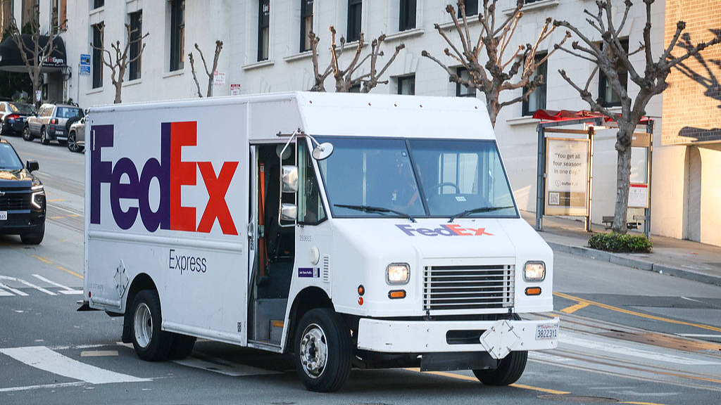 FedEx delivery vehicle in San Francisco, California, U.S., February 4, 2026. /VCG