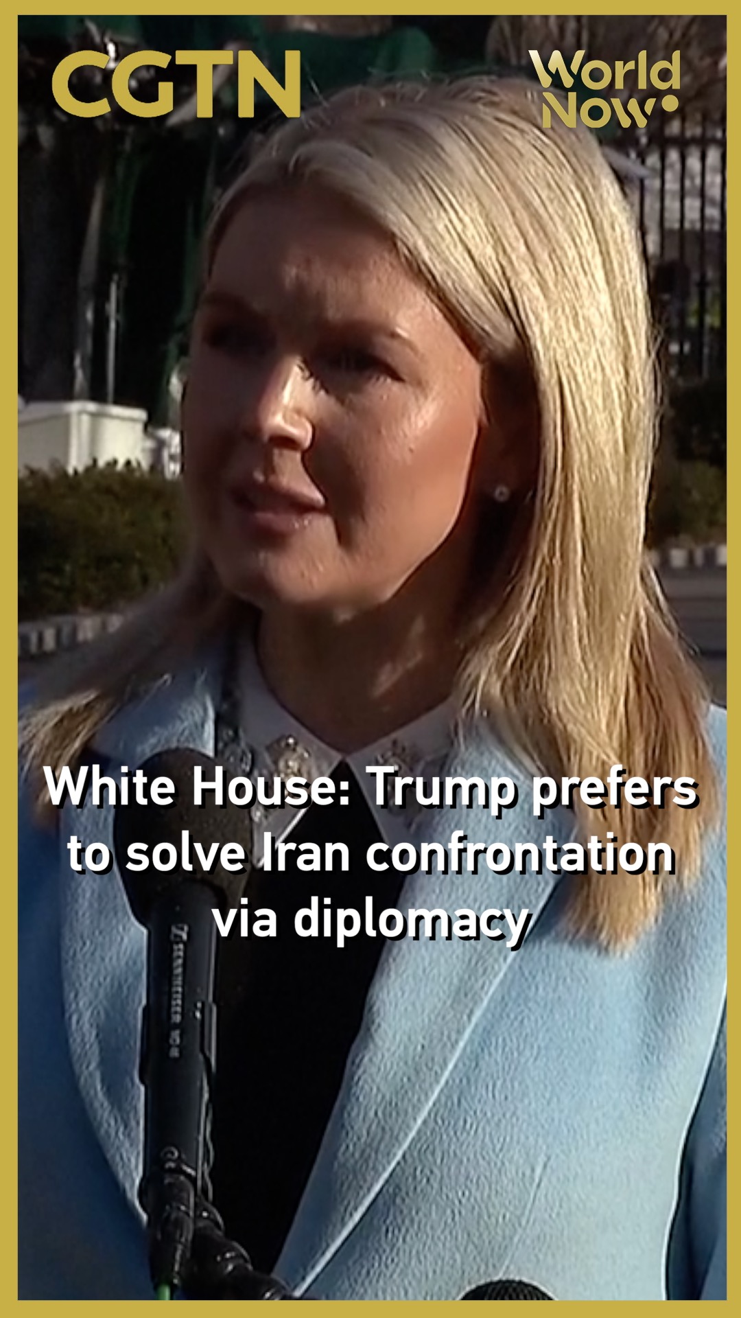 White House: Trump prefers to solve Iran confrontation via diplomacy