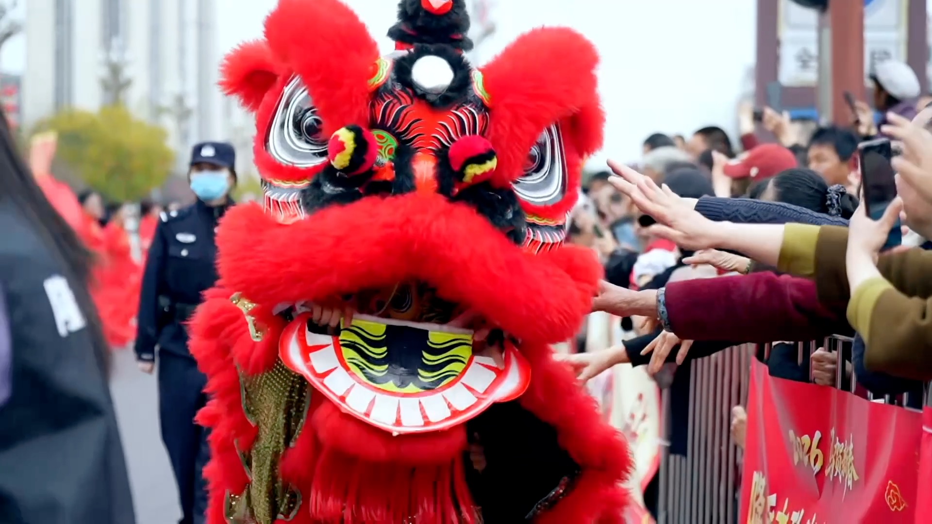 13 colorful dragons paraded for kilometers, praying for blessings