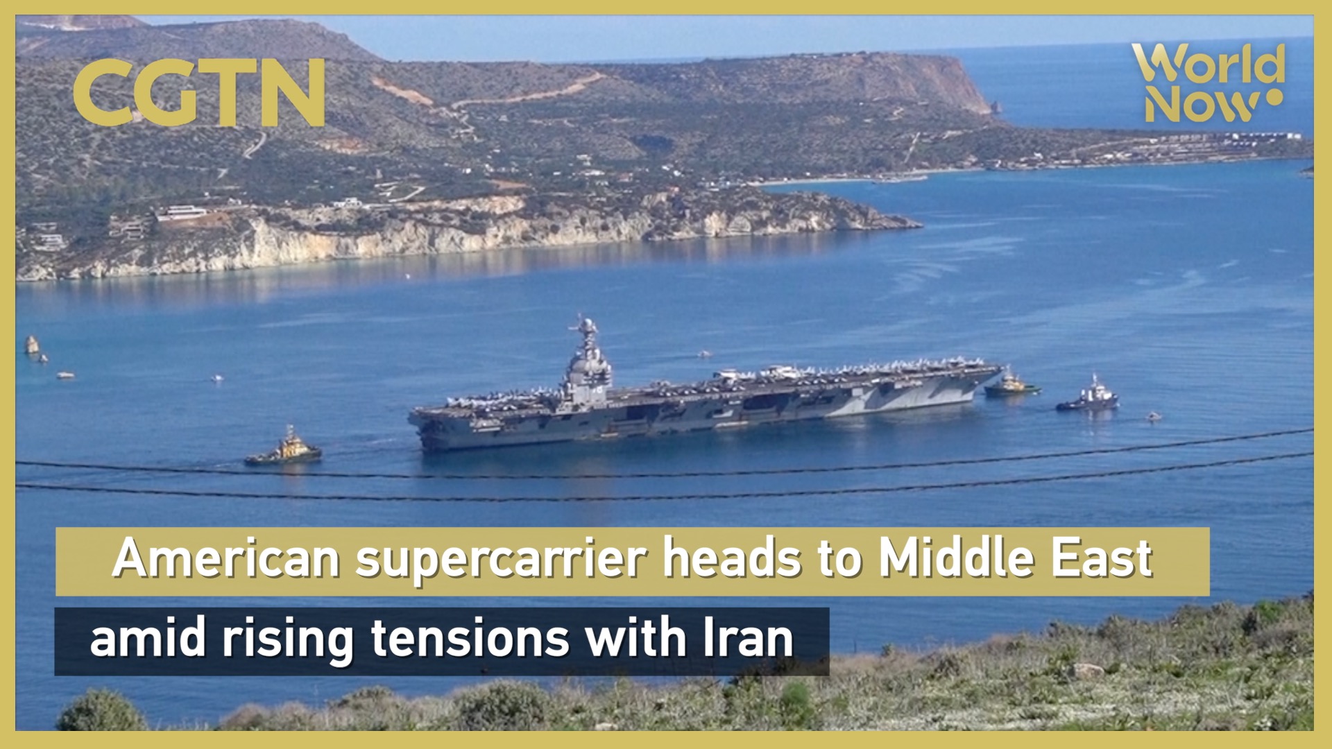 American supercarrier heads to Middle East amid rising tensions with Iran