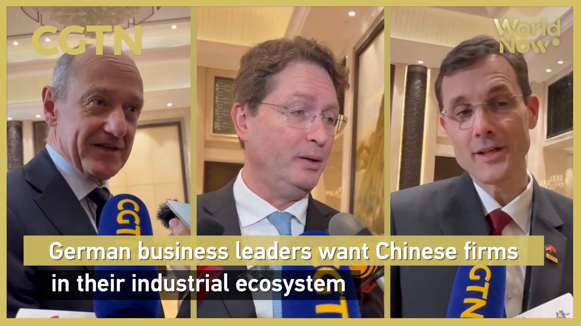 German business leaders want Chinese firms in their industrial ecosystem