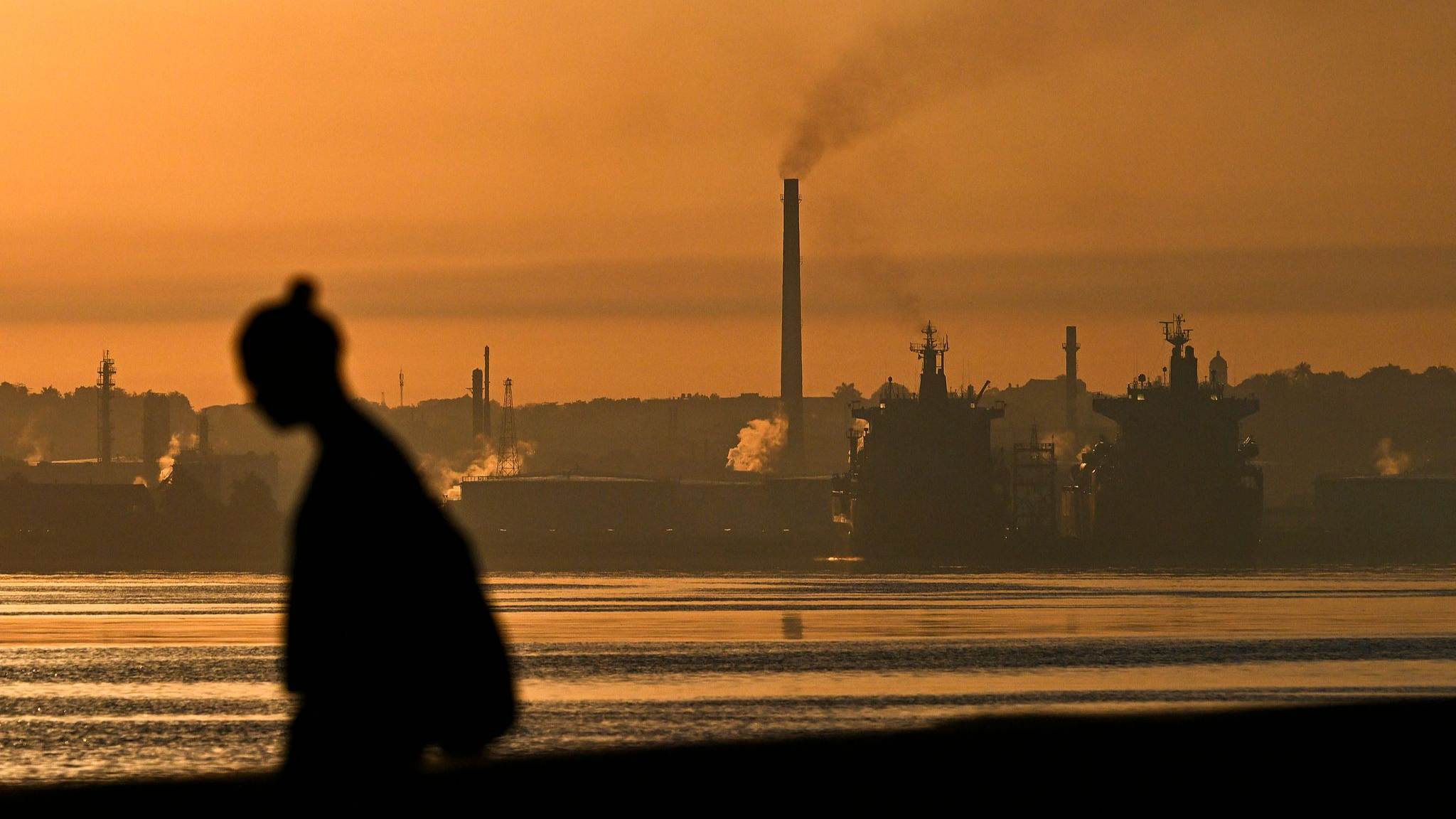 View of the Nico Lopez oil refinery in Havana, Cuba, February 12, 2026. /VCG