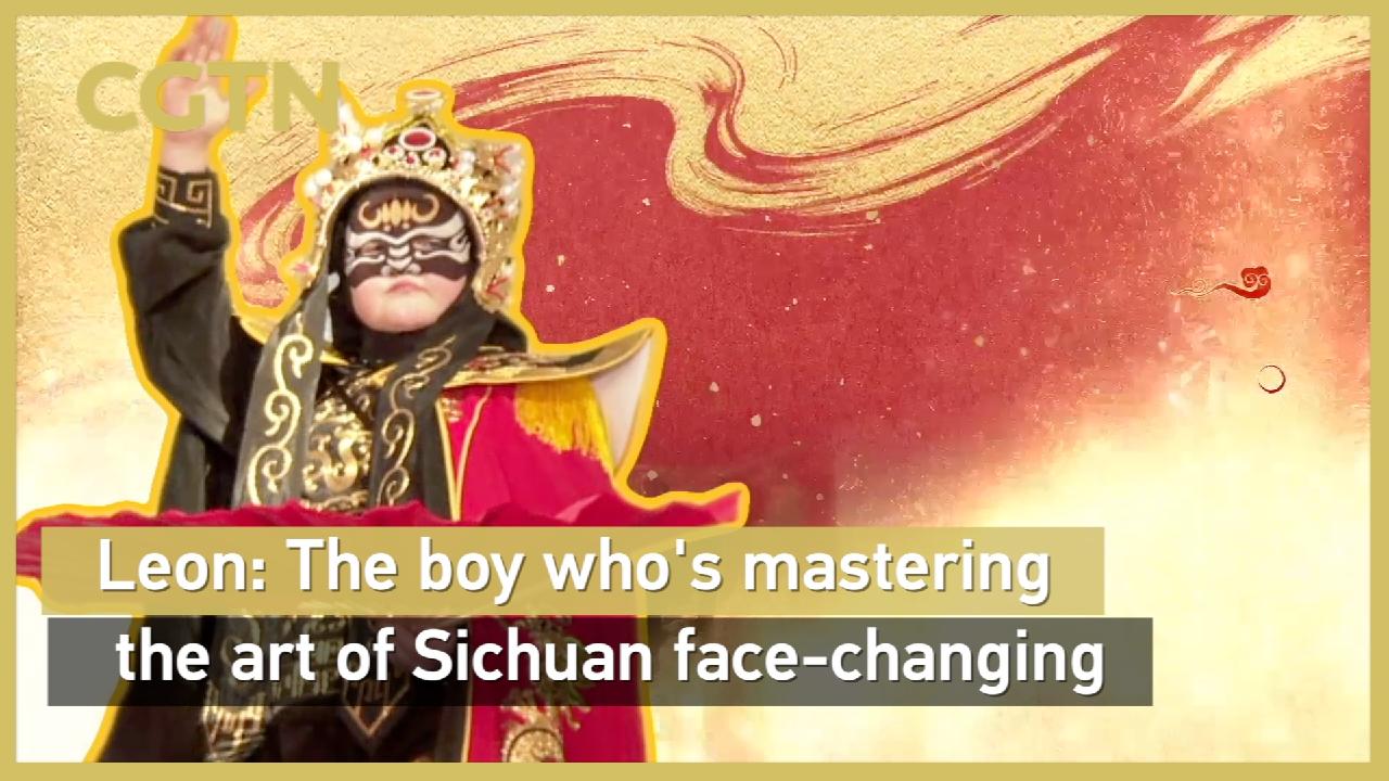 Leon: The boy who's mastering the art of Sichuan Opera face-changing