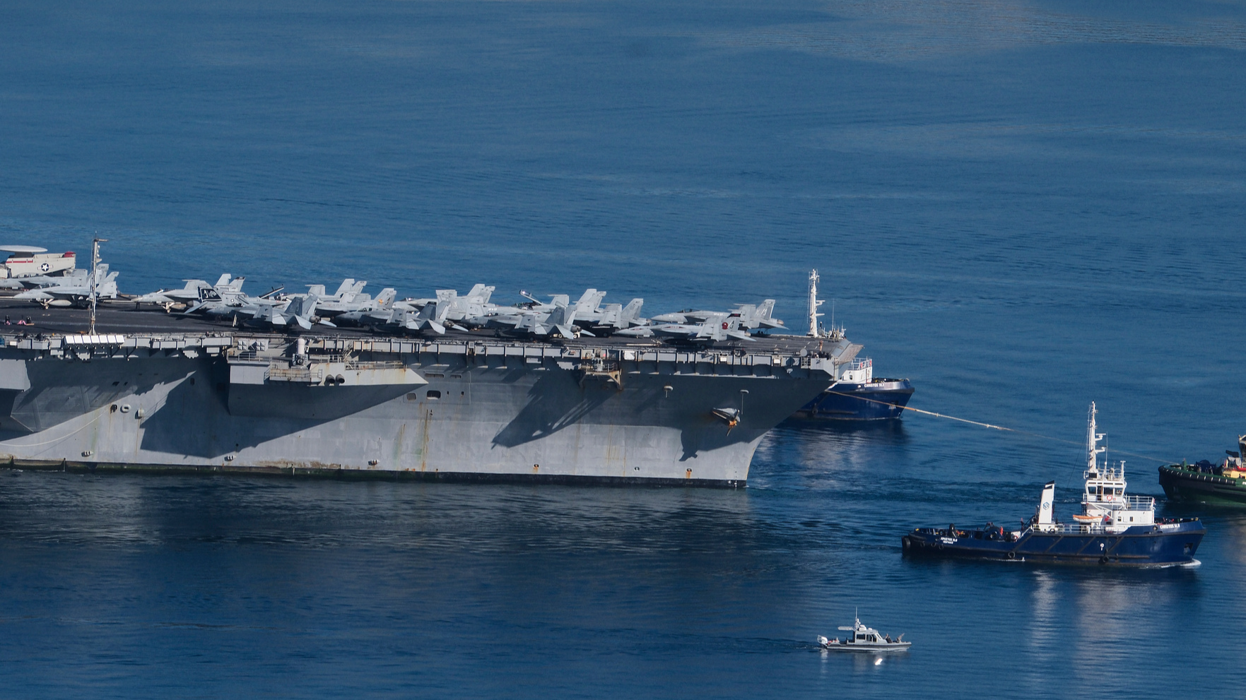 Live: USS Gerald R. Ford arrives in Israel