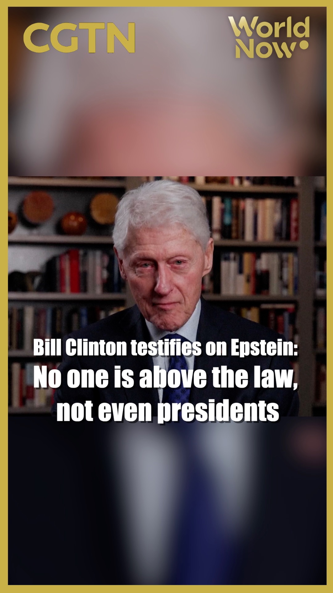 Bill Clinton testifies on Epstein: No one is above the law, not even presidents