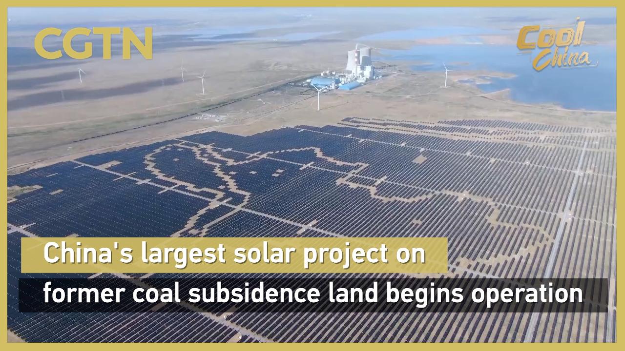 China's largest solar project on former coal subsidence land launched ...