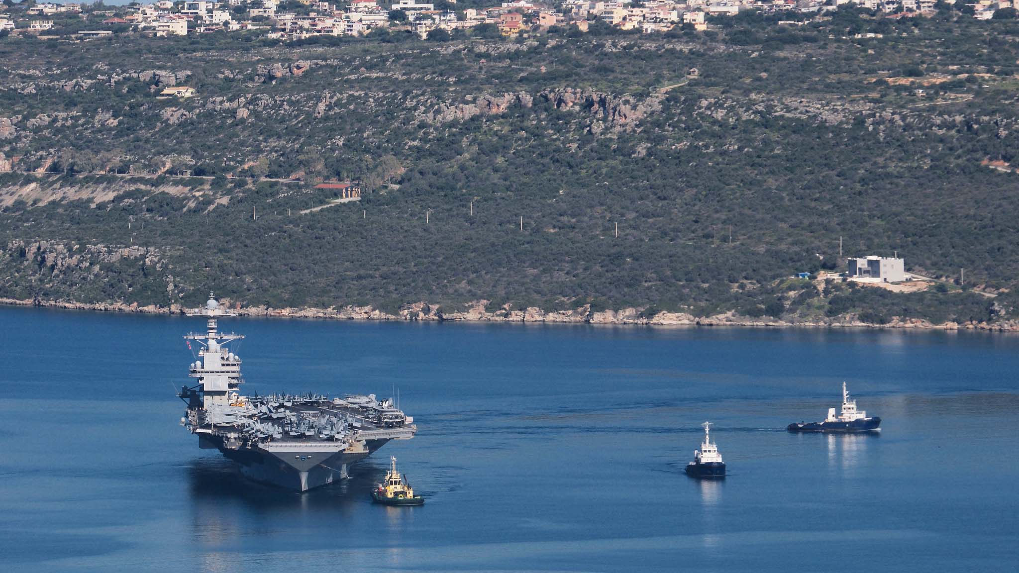 U.S. military amasses biggest Mideast force in decades