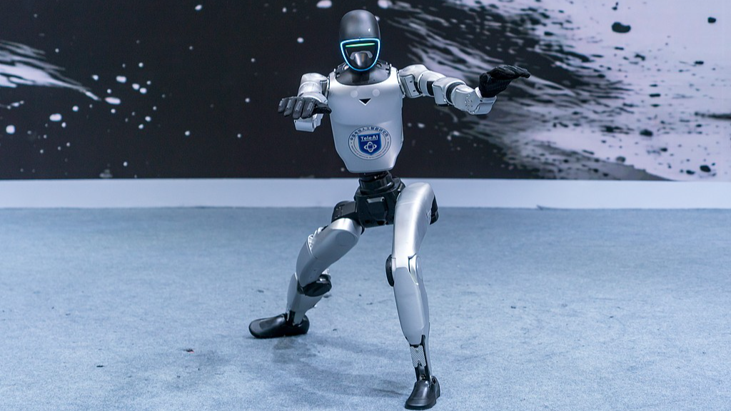 A Unitree robot demonstrates martial arts moves in Guangzhou, south China's Guangdong Province, December 5, 2025. /VCG
