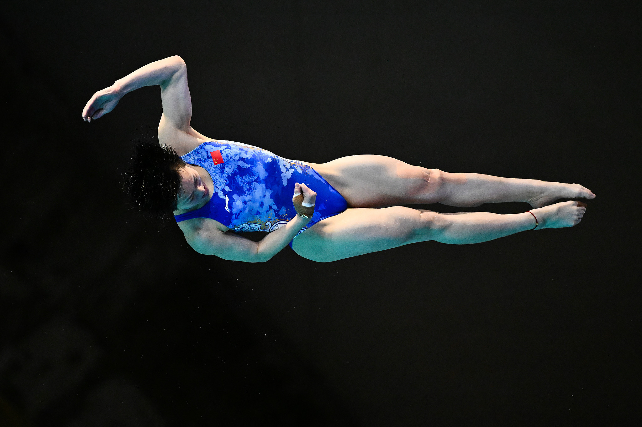Chen Yiwen of Team China competes in the Women's 3m Springboard Final during the World Aquatics Diving World Cup 2026 Stop in Montreal, Canada, February 28, 2026. /VCG