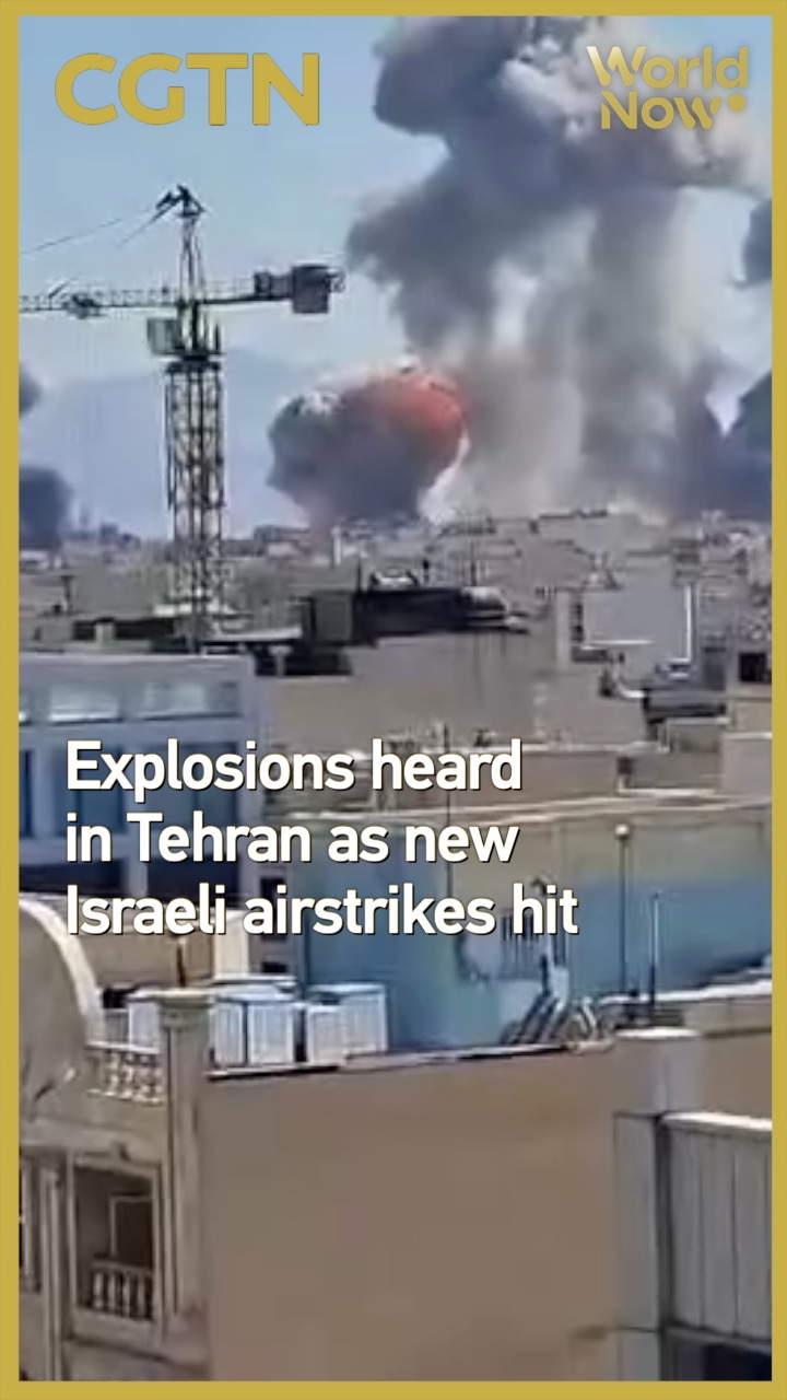 Explosions heard in Tehran as new Israeli air strikes hit