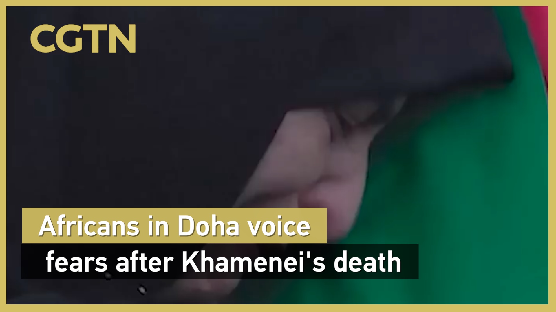 Africans in Doha voice fears after Khamenei's death
