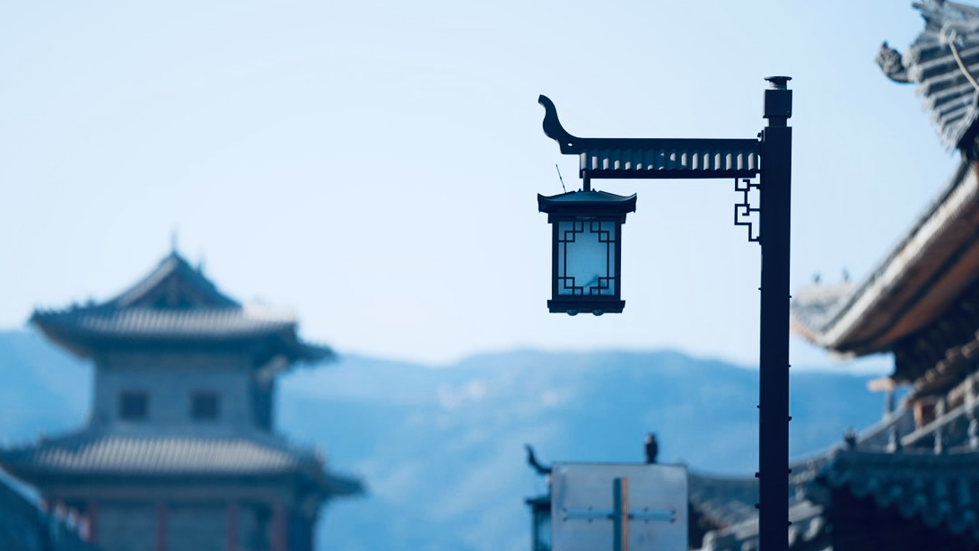 An architectural view of Taiyuan in China's Shanxi