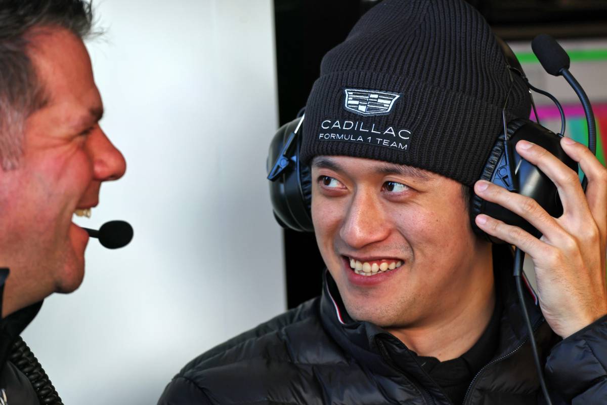 Zhou Guanyu, China's first Formula One racer, during pre-season testing in Bahrain. Photo/Supplied. 