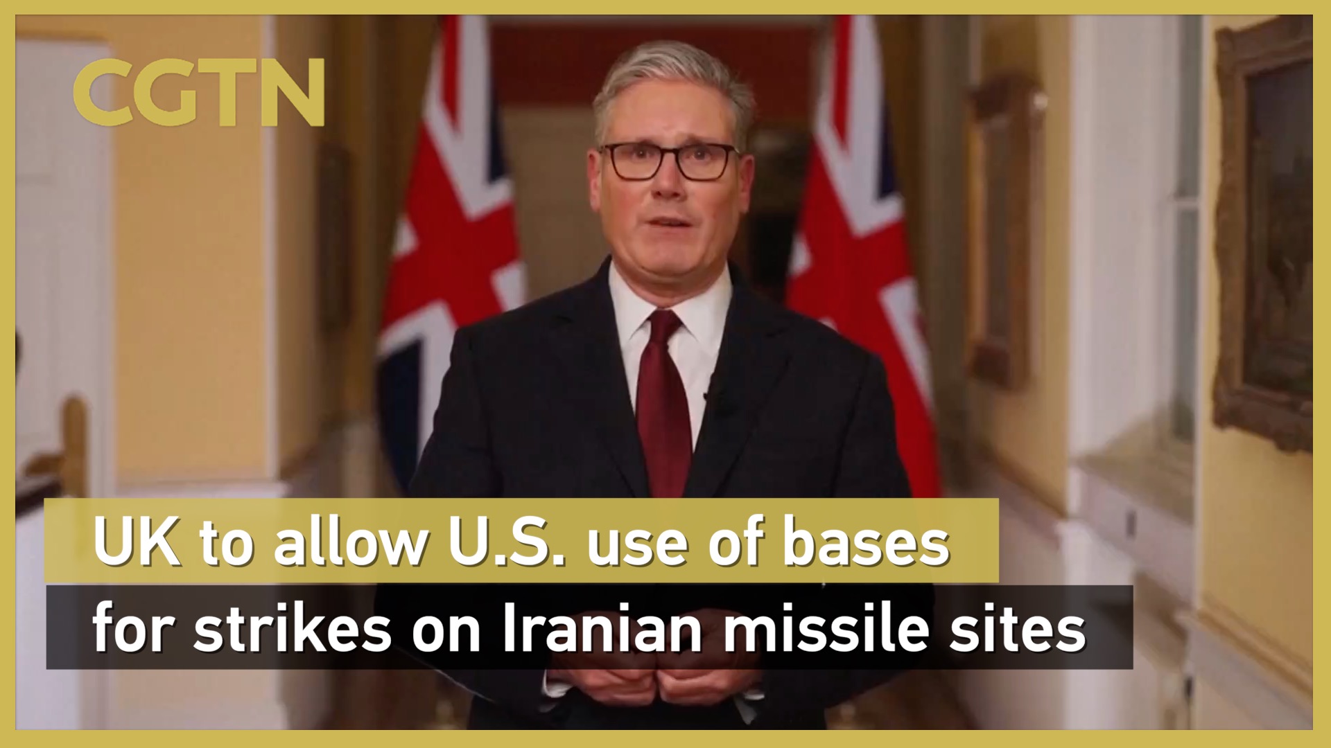 UK to allow U.S. use of bases for strikes on Iranian missile sites