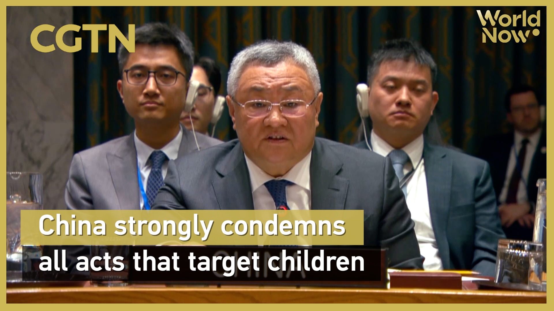 China strongly condemns all acts that target children