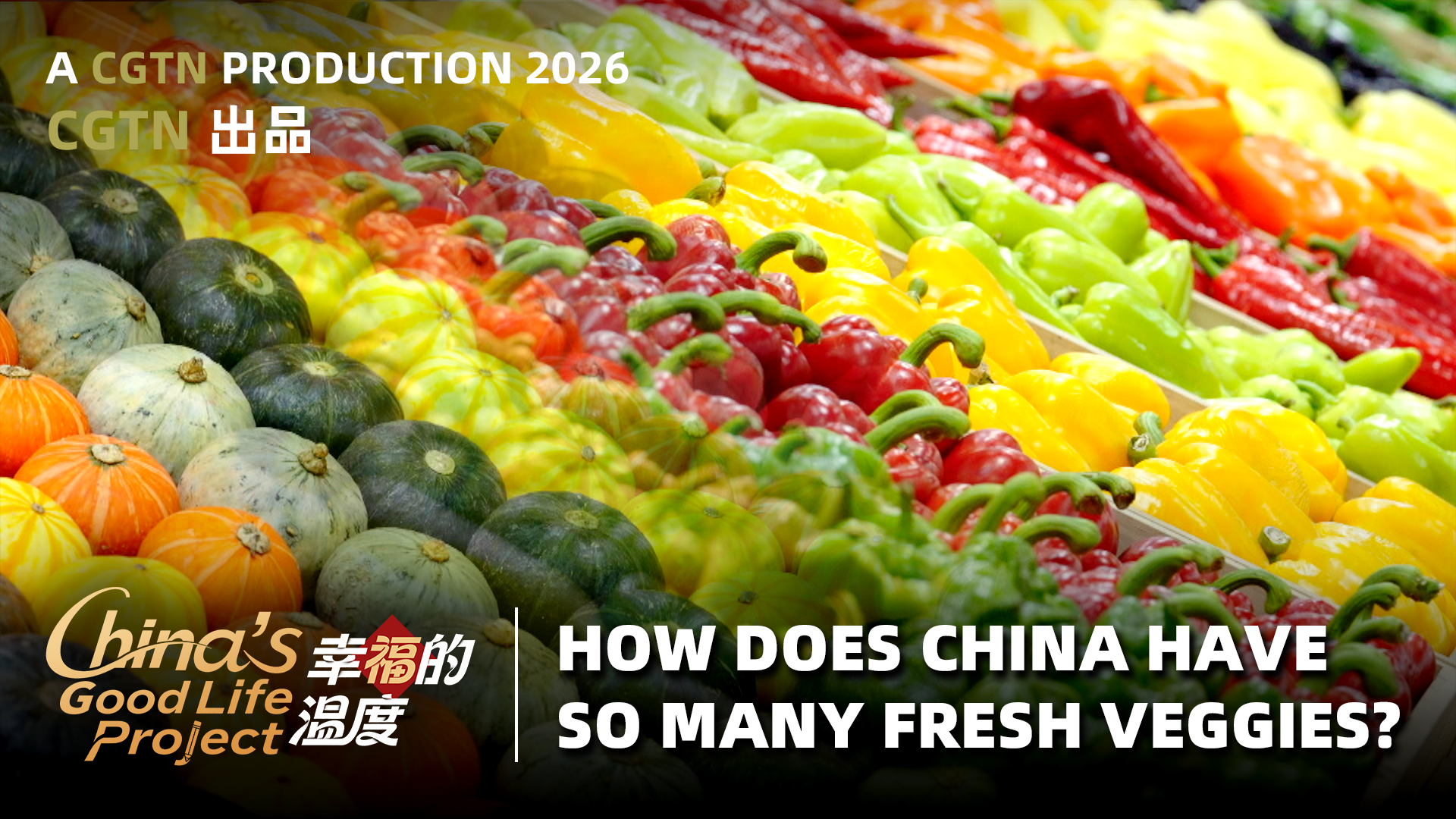 How does China have so many fresh veggies?