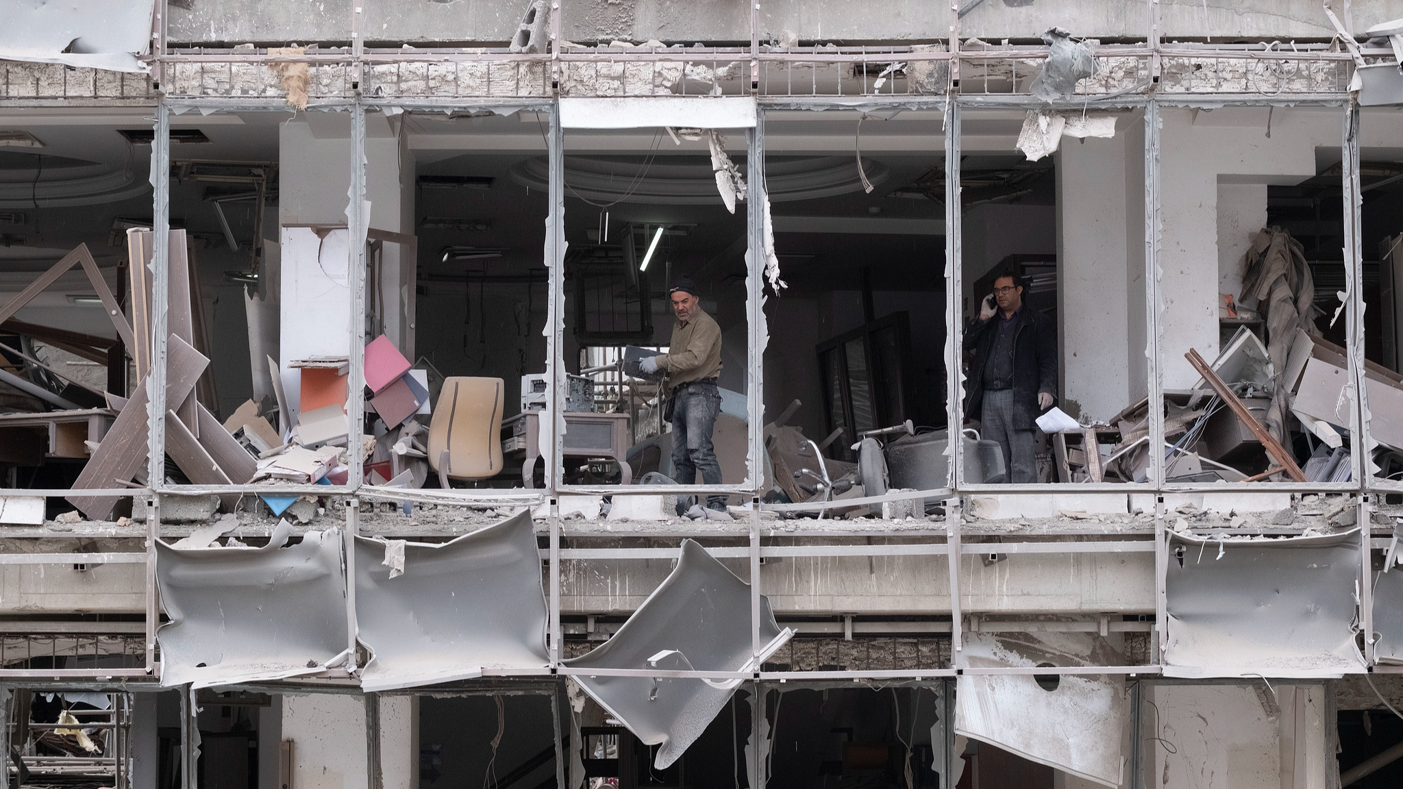 Tehran's Gandhi Hospital hit by air attack