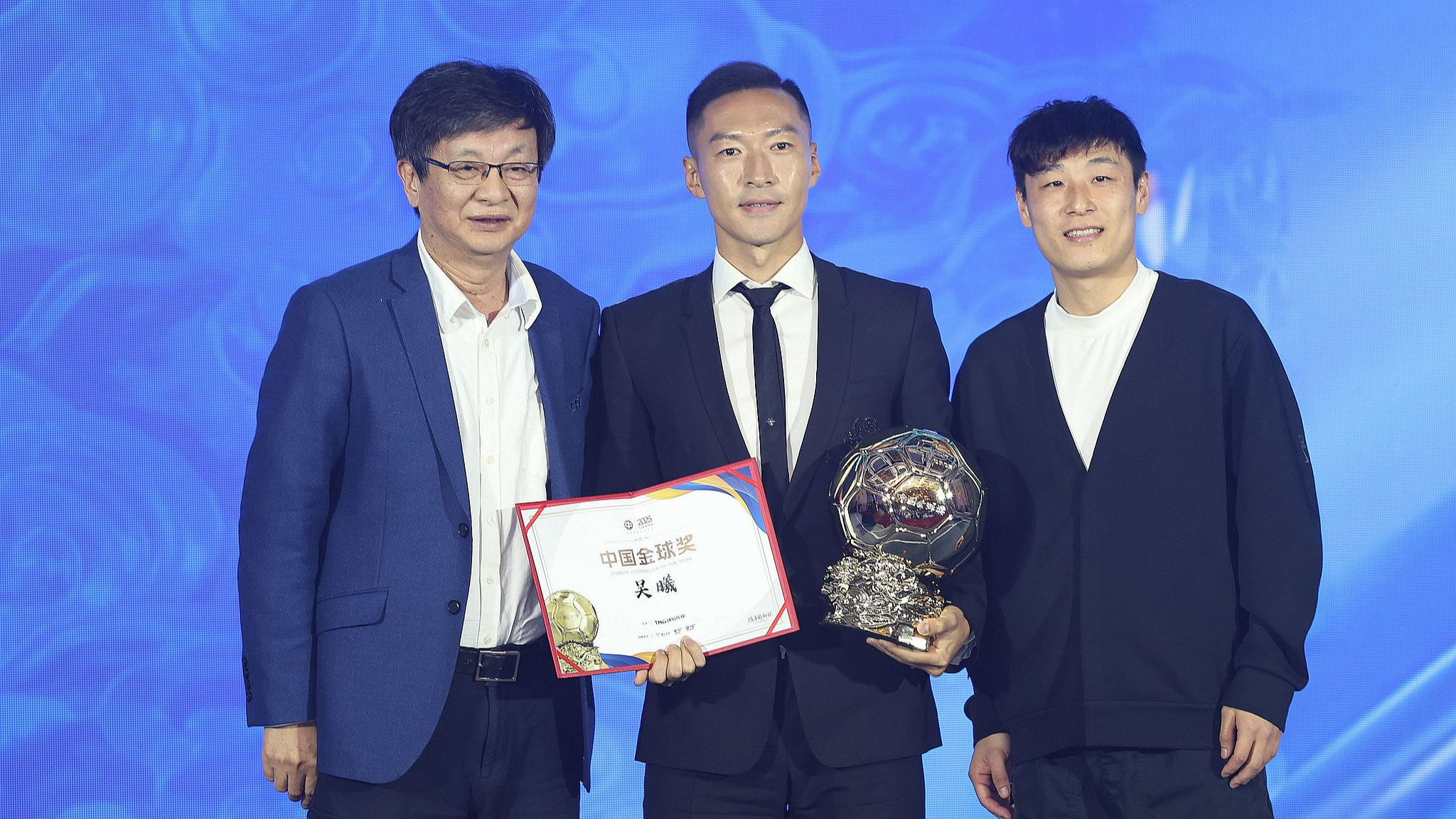 Veteran midfielder Wu named 2025 Chinese Men's Footballer of the Year