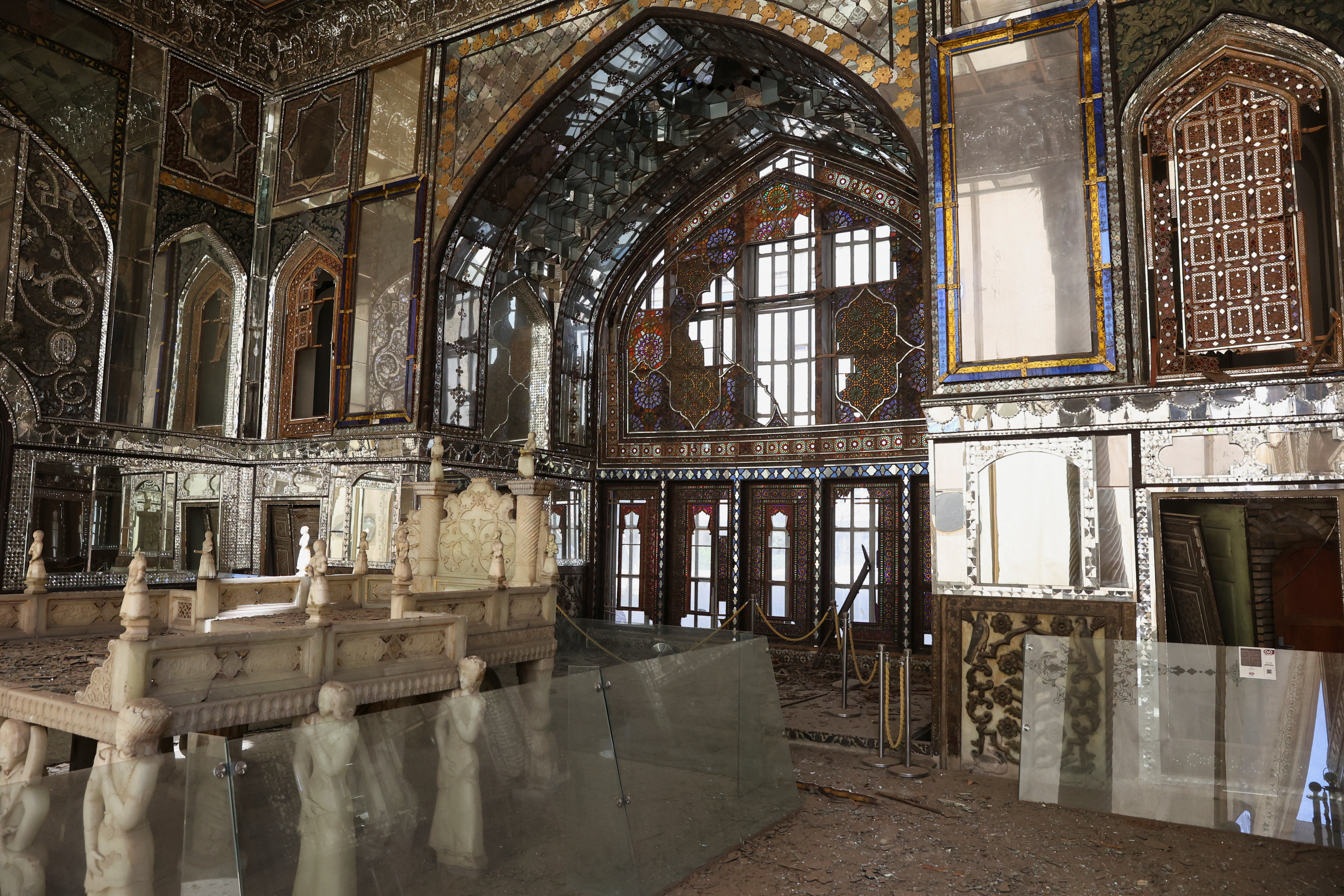 Debris at the historical monument Golestan Palace after it was damaged in an Israeli and US strike, amid the US-Israeli conflict with Iran, in Tehran, Iran, March 3, 2026 /Reuters