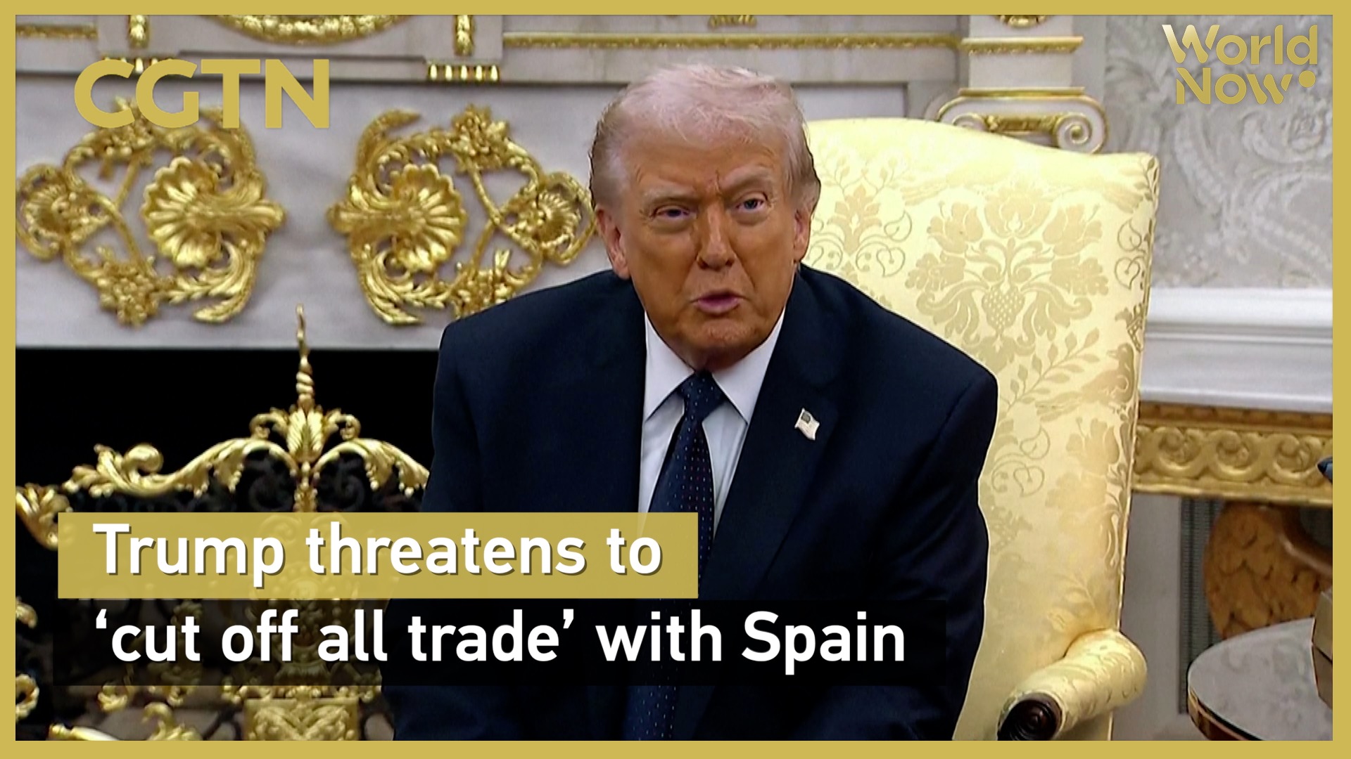 Trump threatens to 'cut off all trade' with Spain