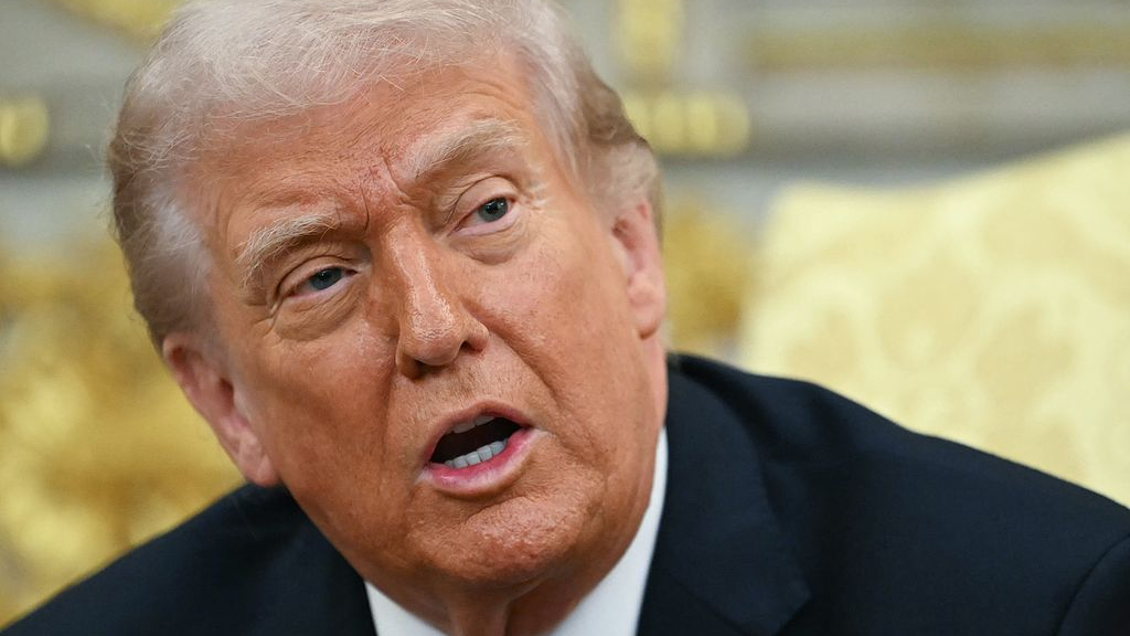 U.S. President Donald Trump speaks during a meeting in the Oval Office in Washington, D.C., United States, March 3, 2026. /VCG