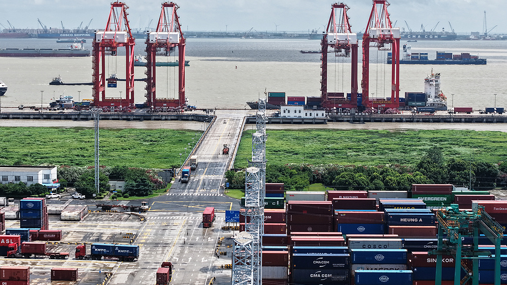 A port in east China's Shanghai Municipality. /VCG