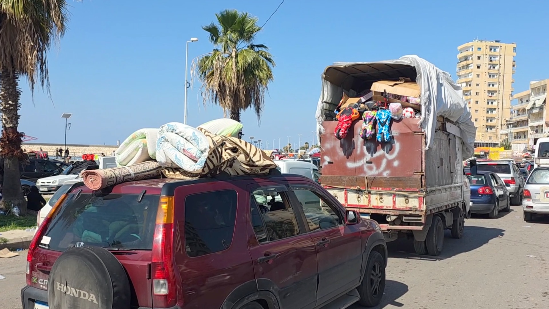 Displaced Lebanese struggle with shortages of essentials and shelter