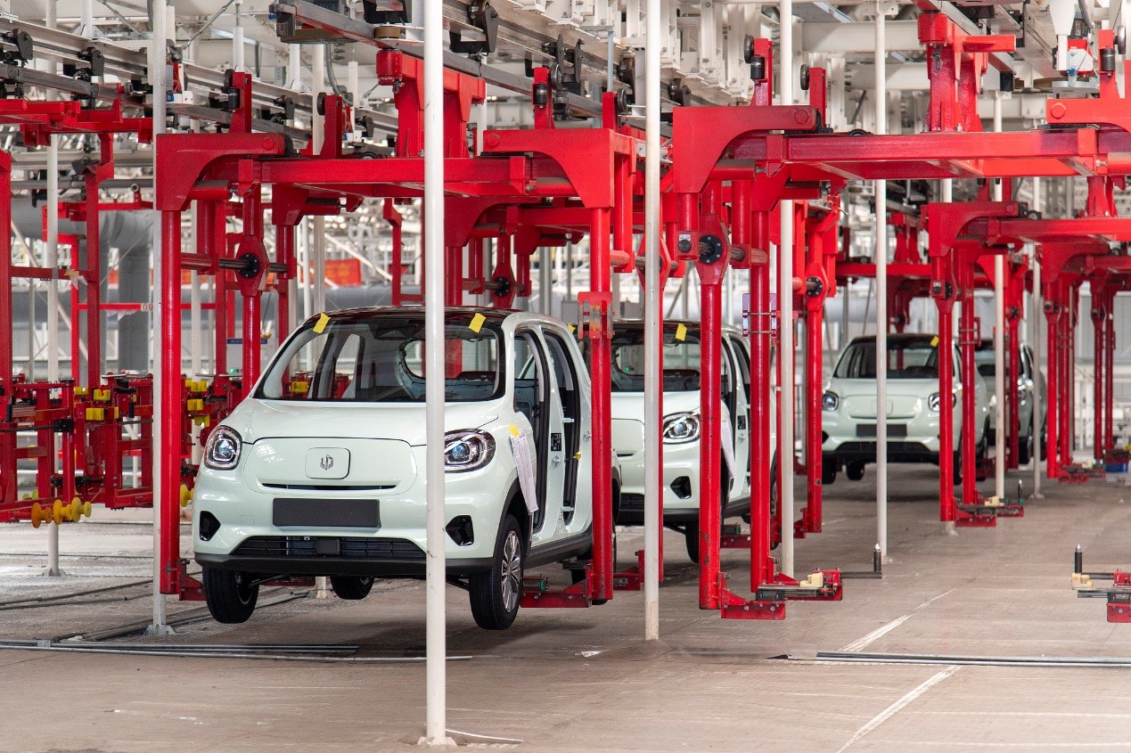 An intelligent production line operates in an orderly manner at the smart factory of Leapmotor in the Jinhua New Energy Automobile Industrial Park, Zhejiang Province, China, January 13, 2026. /VCG