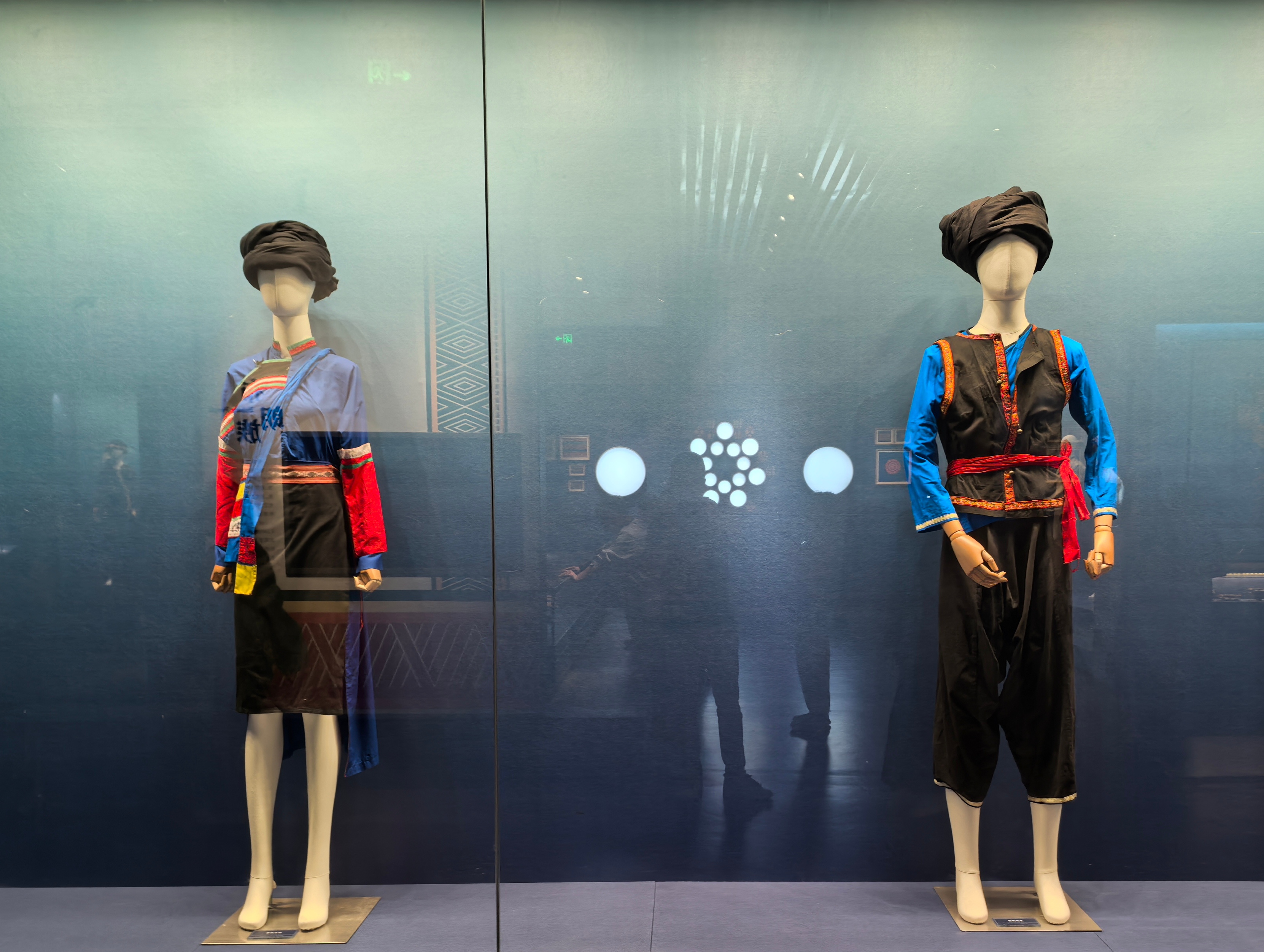 Traditional costumes of ethnic groups are displayed at the Xishuangbanna Dai Autonomous Prefecture Ethnic Museum in southwest China's Yunnan Province, on February 6, 2026. /CGTN 