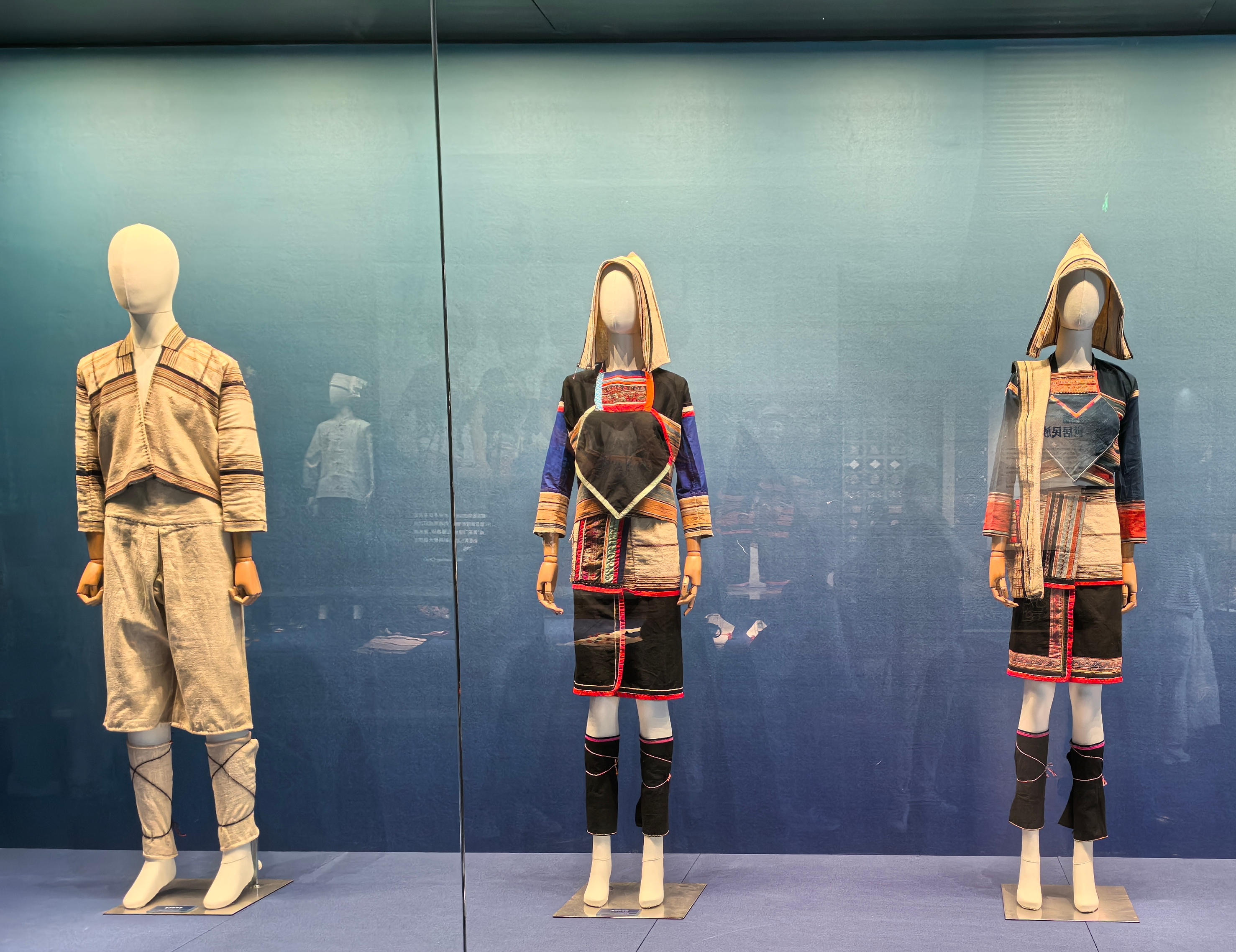 Traditional costumes of ethnic groups are displayed at the Xishuangbanna Dai Autonomous Prefecture Ethnic Museum in southwest China's Yunnan Province, on February 6, 2026. /CGTN 