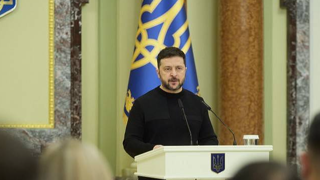 File photo of Ukrainian President Volodymyr Zelenskyy. /VCG