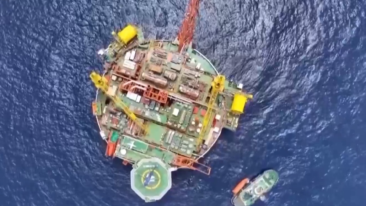 Asia's largest cylindrical FPSO begins construction in China - CGTN