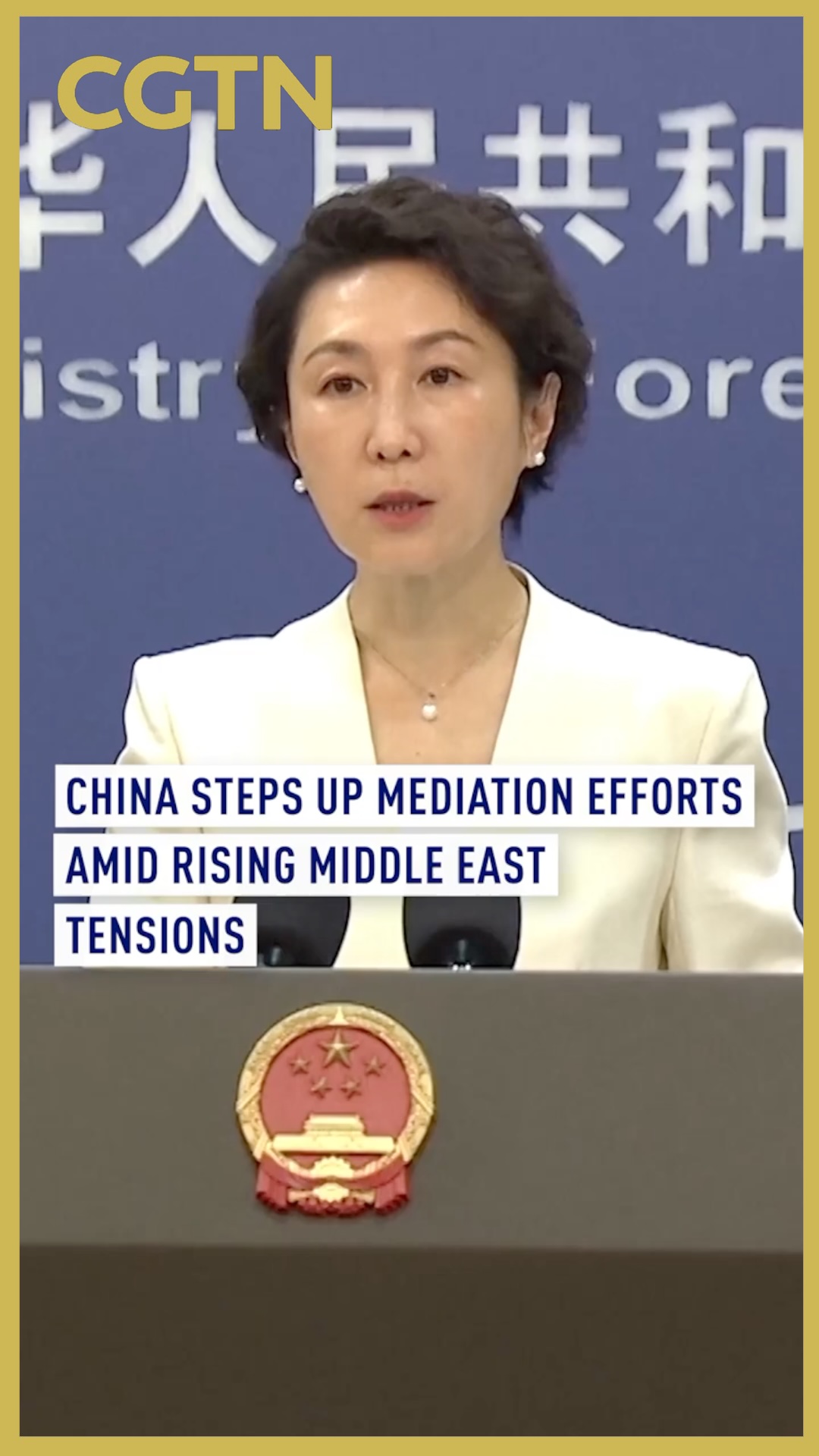 China steps up mediation efforts amid rising Middle East tensions