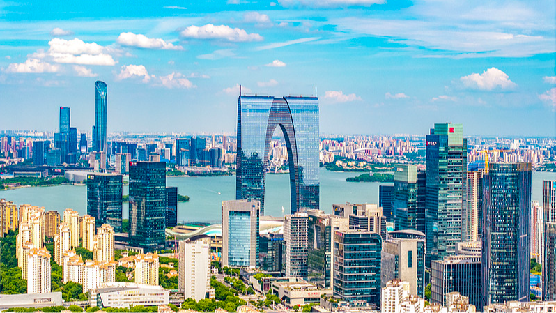 File photo of Suzhou Industrial Park in Suzhou, east China's Jiangsu Province. /VCG