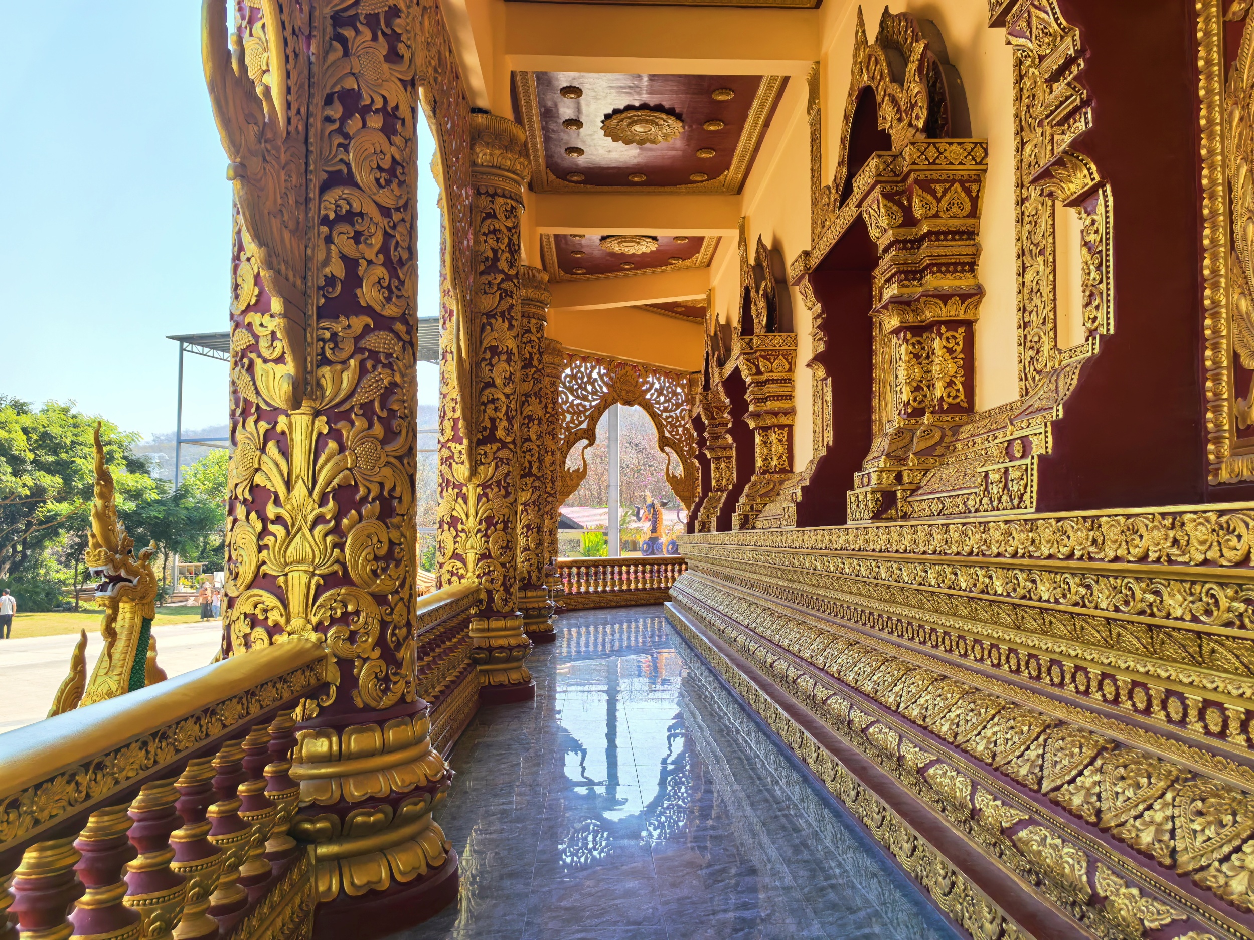 The Mengle Grand Buddhist Temple is seen in Xishuangbanna, southwest China's Yunnan Province on February 6, 2026. /CGTN